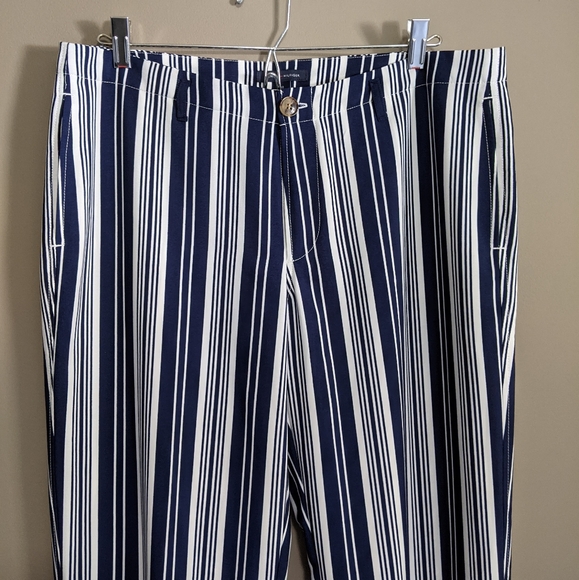Tommy Hilfiger | blue & white stripe pants - Picture 3 of 9